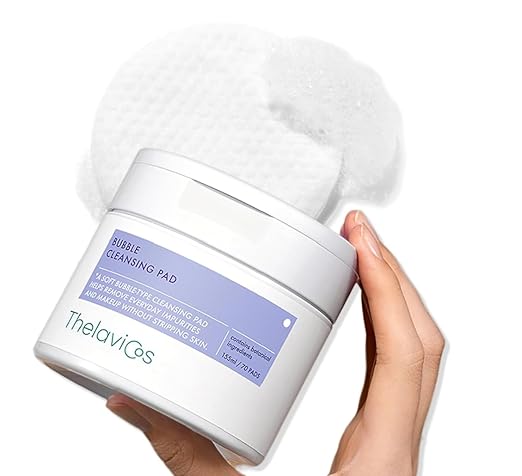 Bubble Cleansing Pad, Remove Makeups, Sebum, Exfoliating & Hydrating Pad with Hyaluronic Acid - Korean beauty product