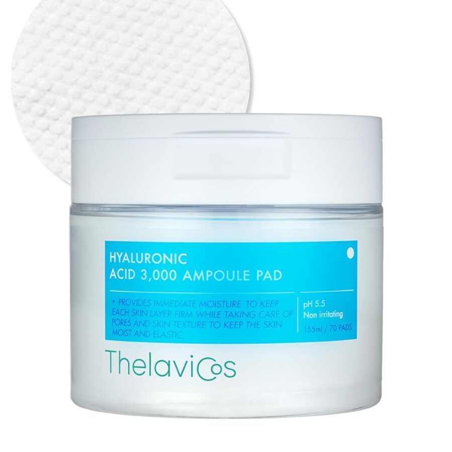 ThelaviCos Hyaluronic Acid 3000 Ampoule Pad - Korean beauty product at MOA Beauty India