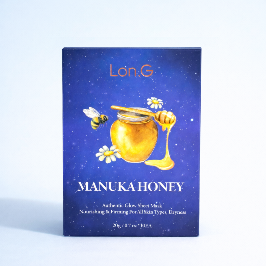 Lon-G Authentic Glow Sheet Mask - Korean beauty product at MOA Beauty India
