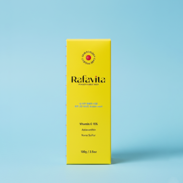 Rapavita Powder Bubble Wash - Korean beauty product at MOA Beauty India