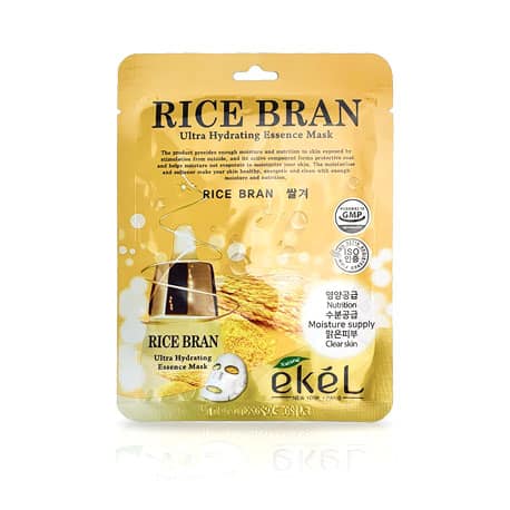 ekel Rice Bran Hydra Essence sheet Mask - Korean beauty product at MOA Beauty India