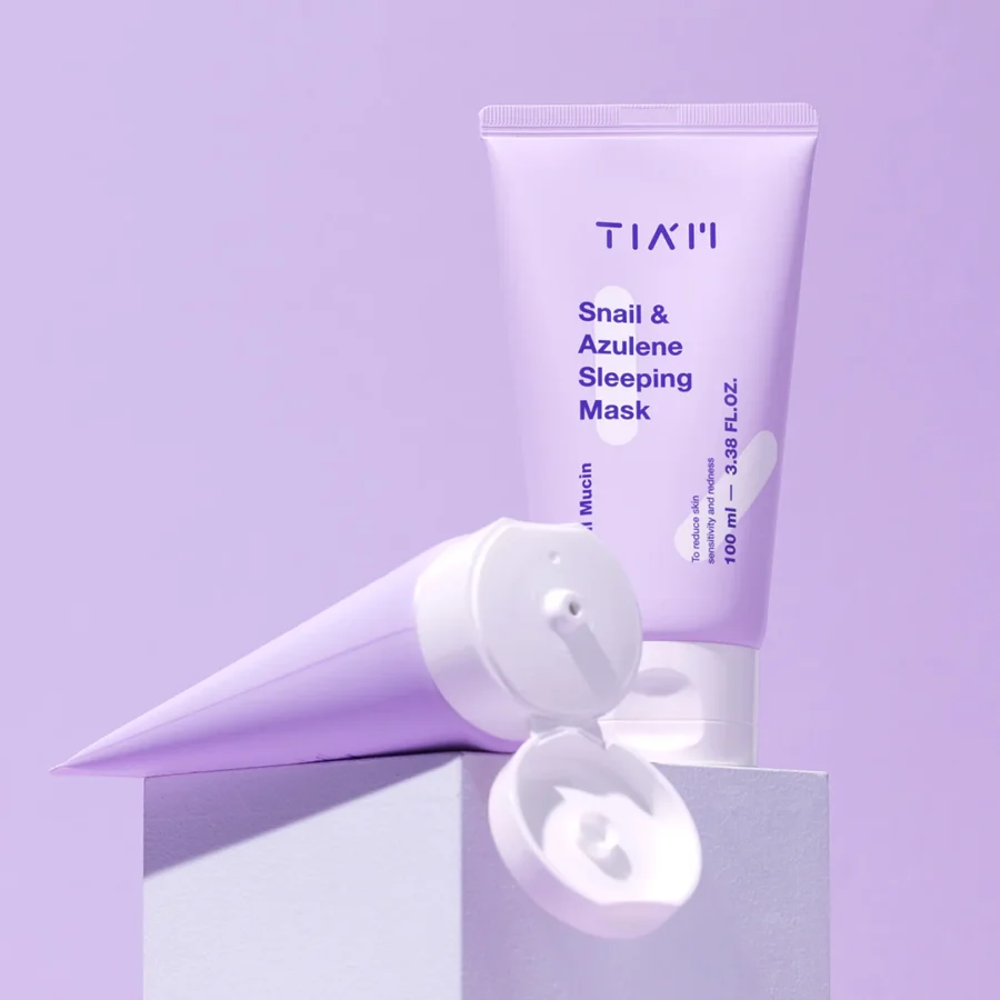 TIAM Snail & Azulene Sleeping Mask - Korean beauty product at MOA Beauty India