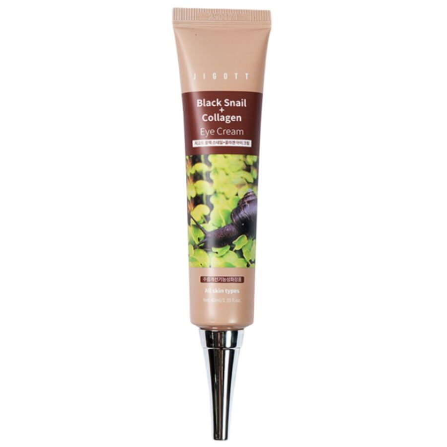 JIGOTT Black Snail + Collagen Eye Cream - Korean beauty product at MOA Beauty India