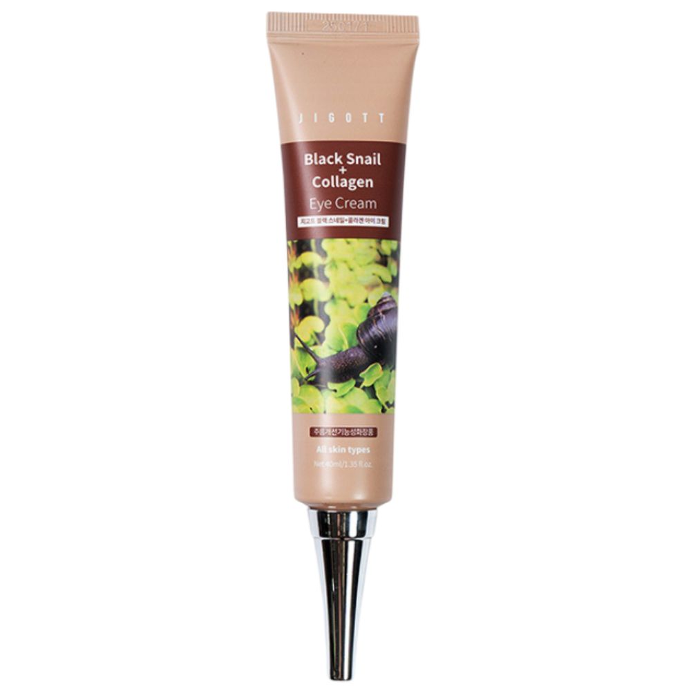 JIGOTT Black Snail + Collagen Eye Cream - Korean beauty product at MOA Beauty India