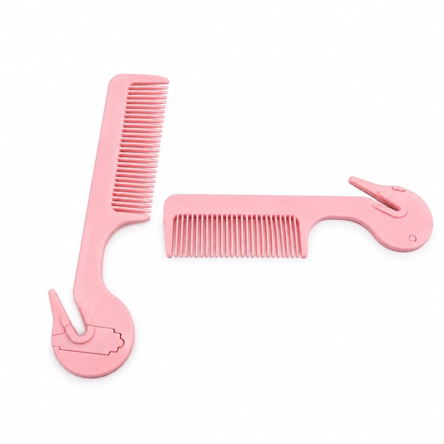 Hair Tie Cutter & Comb (set of 3)